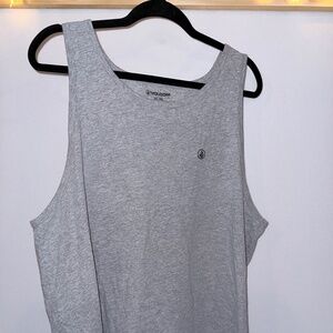 Volcom Heather Gray Stone Logo Tank Top Men’s XXL